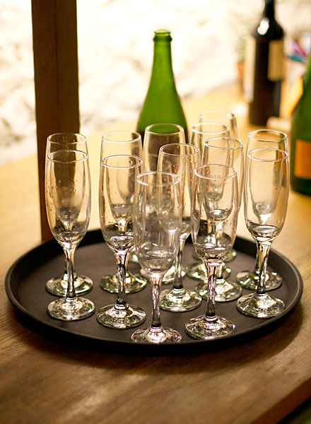 Hen do ideas - Champagne glasses
